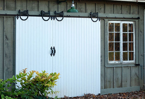 Old-Fashioned and Contemporary Styled Rolling Door Hardware and Accessories