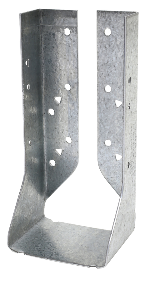 HUC Galvanized Face-Mount Concealed-Flange Joist Hanger for Double 2x8 (Carton of 25)