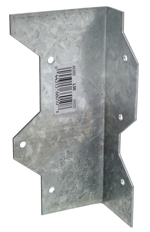 5 in. 16-Gauge ZMAX® Galvanized Reinforcing L Angle (Pack of 100)