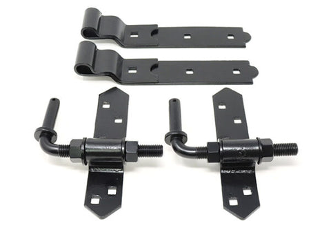 Heavy Duty Cranked Strap Hinge Hardware Sets