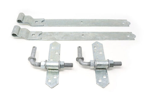 Heavy Duty Cranked Strap Hinge Hardware Sets