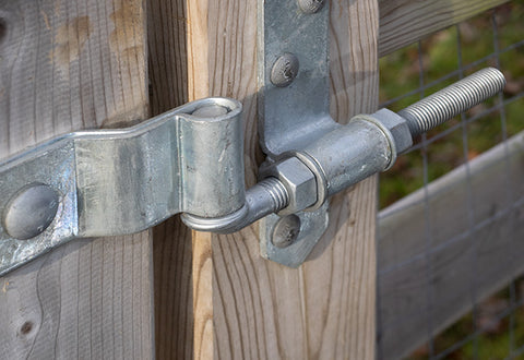 Heavy Duty Cranked Strap Hinge Hardware Sets