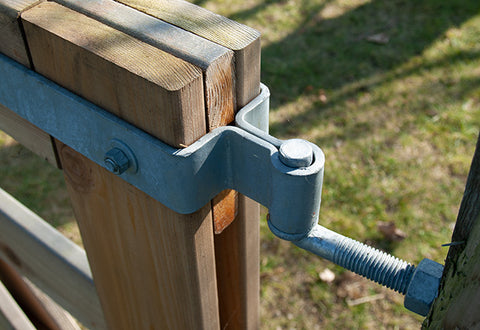 Double Straps with Central Eye (3” Gap)