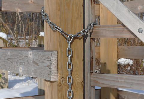 Mounted Gate Secure Chain