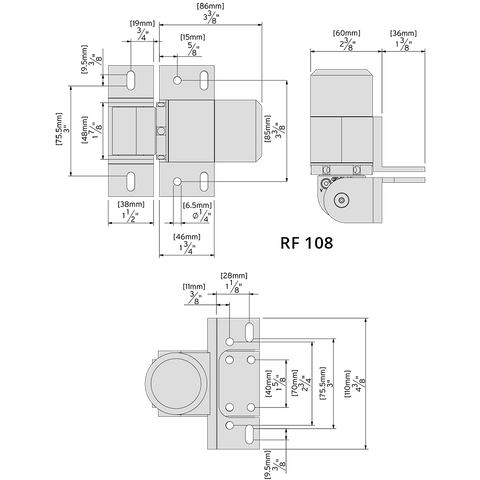 SureClose® Readyfit RF108SF S
