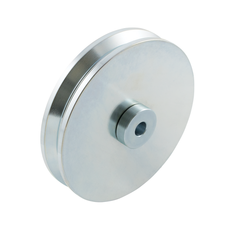 The 6" of HardCORE V-Groove Wheel for 2" Gate Frame