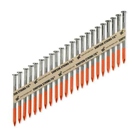 Strong-Drive® SD CONNECTOR Screw — #9 x 1-1/2 in. 1/4-Hex Drive, Mech. Galv. (Pack of 1000)