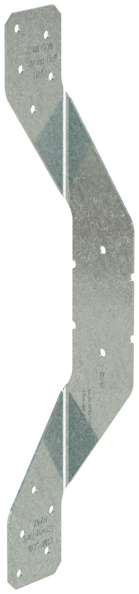 H2A 18-Gauge ZMAX® Galvanized Hurricane Tie (Carton of 100)