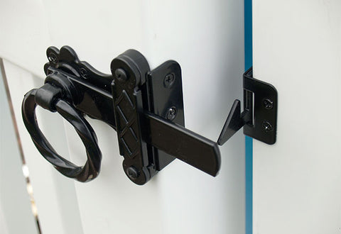 Twisted Ring Gate Latch for PVC and Vinyl Gates