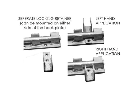 Lockable Cane Bolt