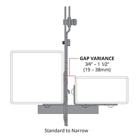 Stainless Steel Heavy Duty Gate Hinge & Stainless Steel Gate Latch, Sold Together In A Kit