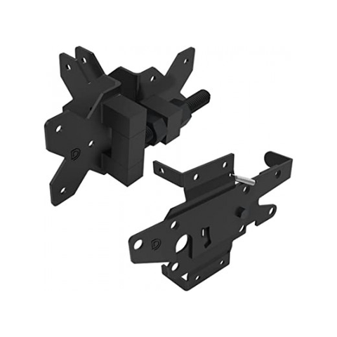 Stainless Steel Heavy Duty Gate Hinge & Stainless Steel Gate Latch, Sold Together In A Kit