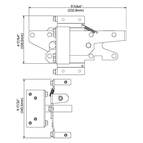 Stainless Steel Heavy Duty Gate Hinge & Stainless Steel Gate Latch, Sold Together In A Kit