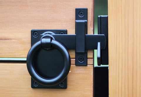 Contemporary Ring Gate Latch – Setback Mount