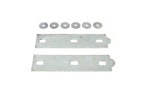 Optional Back Plates for Heavy Duty Strap Hinges