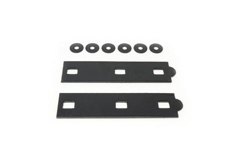 Optional Back Plates for Heavy Duty Strap Hinges