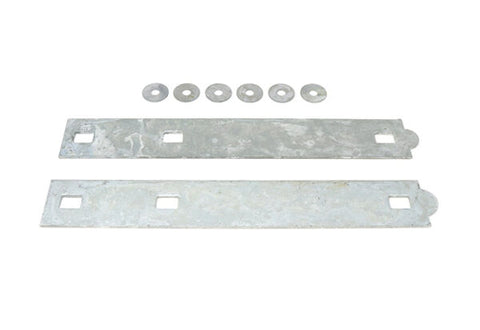 Optional Back Plates for Heavy Duty Strap Hinges