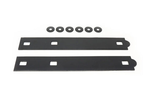 Optional Back Plates for Heavy Duty Strap Hinges