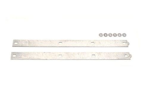 Optional Back Plates for Heavy Duty Strap Hinges