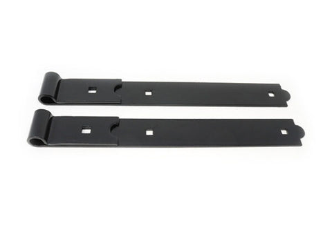 Heavy Duty Straight Flat Strap Hinges with 3/4” Eye