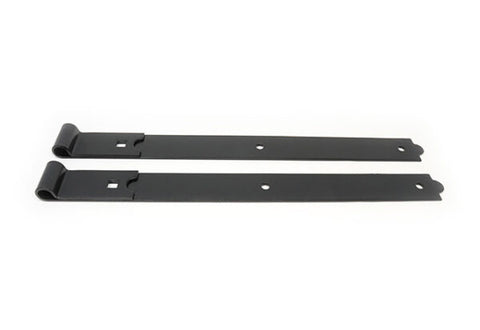 Heavy Duty Straight Flat Strap Hinges with 3/4” Eye