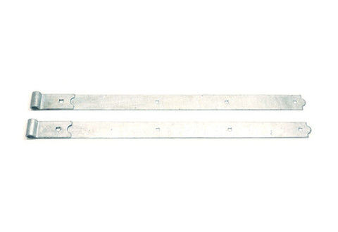 Heavy Duty Straight Flat Strap Hinges with 3/4” Eye