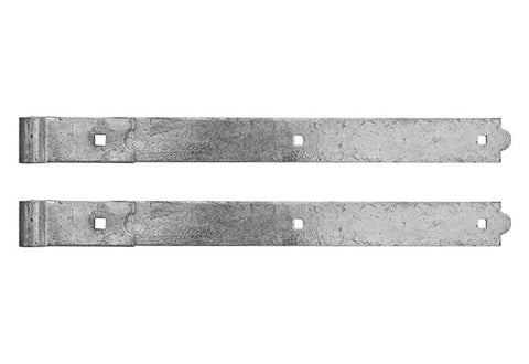 Heavy Duty Straight Flat Strap Hinges with 3/4” Eye