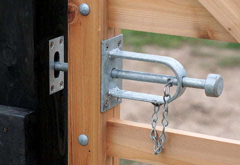 Irish Gate Latch and Escutcheon Plate