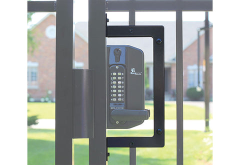 Single or Double-Sided Keypad for Metal Gate Lock with Key Override Function
