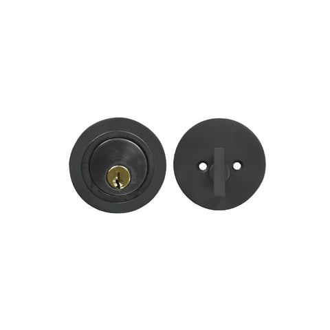 Round Deadbolt - Single Cylinder