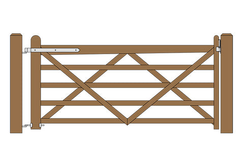 Double V Gate Fastener Pack