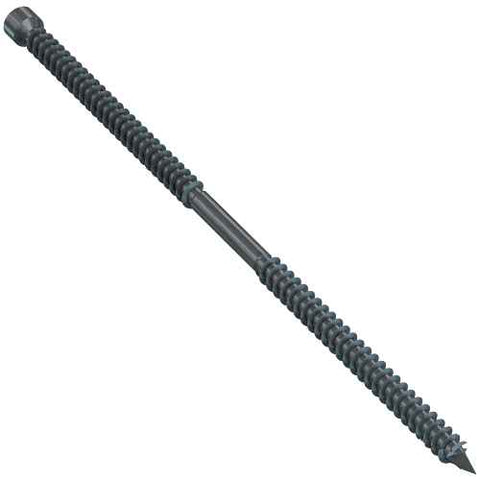 Strong Drive® SWD Double-Threaded™ Screw — 0.180-in. x 3-1/2-in. T30, Black (50-Qty)