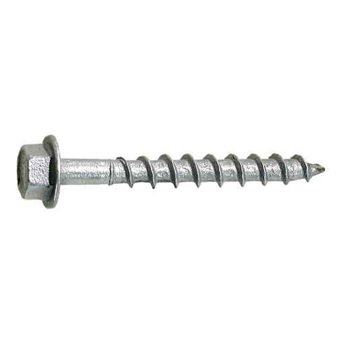 Strong-Drive® SD CONNECTOR Screw — #9 x 2-1/2 in. 1/4-Hex Drive, Mech. Galv. (100-Qty) (Pack of 600)