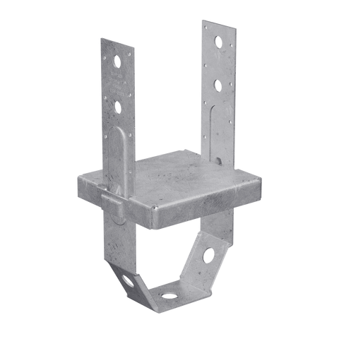 PBS Hot-Dipped Galvanized Standoff Post Base for 6x6 (Pack of 10)